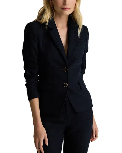St John Houndstooth Jacket In Black