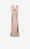 St John Iridescent Sequin Cardigan In Pink