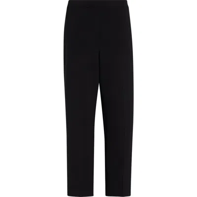 St John St. John Isabel Soft Stretch Suiting Slim Ankle Pants In Black