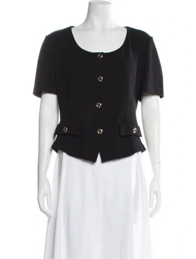 Pre-owned St John Jacket In Black