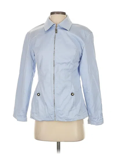 Pre-owned St John Jacket In Blue