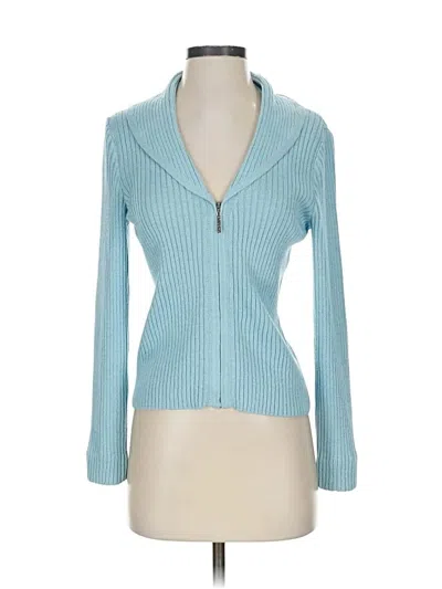 Pre-owned St John Jacket In Blue