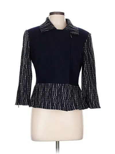 Pre-owned St John Jacket In Blue