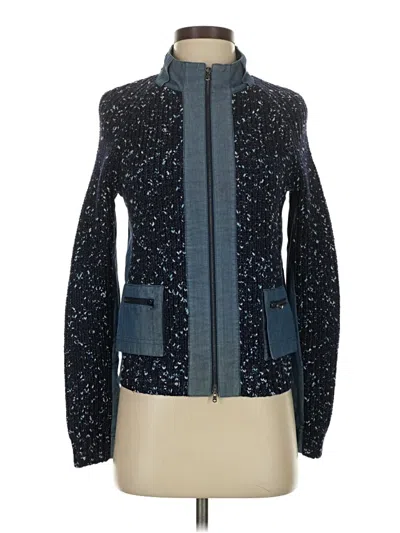 Pre-owned St John Jacket In Blue