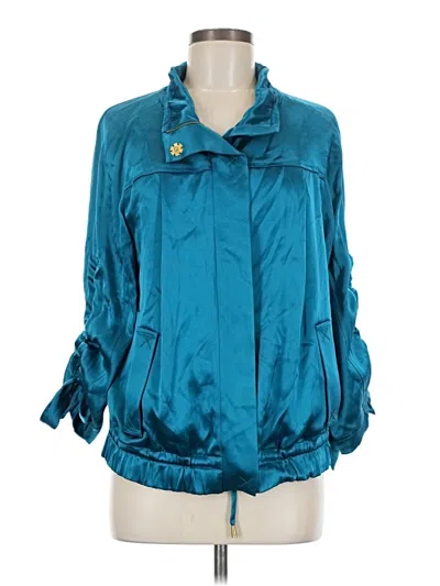 Pre-owned St John Jacket In Blue