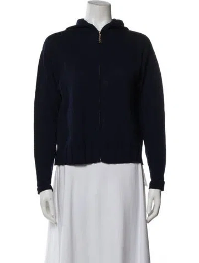 Pre-owned St John Jacket In Blue