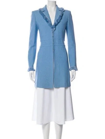 Pre-owned St John Jacket In Blue