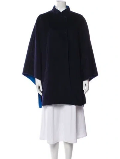 Pre-owned St John Jacket In Blue