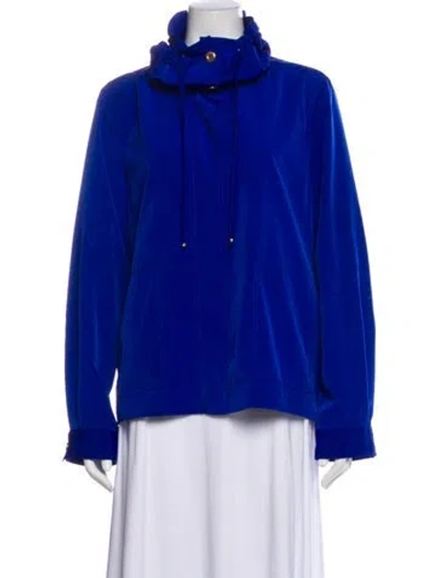 Pre-owned St John Jacket In Blue