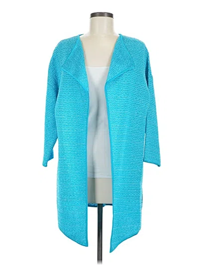 Pre-owned St John Jacket In Blue