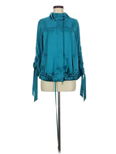 Pre-owned St John Jacket In Blue