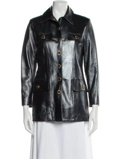 Pre-owned St John Jacket In Blue