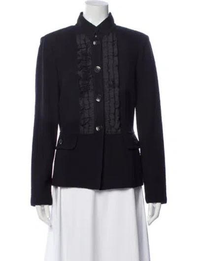 Pre-owned St John Jacket In Blue
