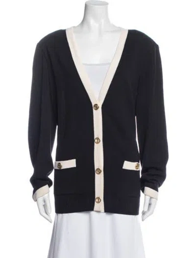 Pre-owned St John Jacket In Blue
