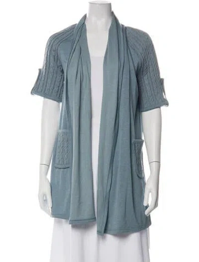 Pre-owned St John Jacket In Blue