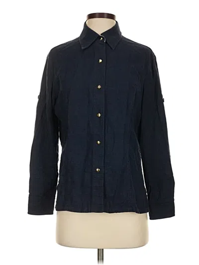 Pre-owned St John Jacket In Blue