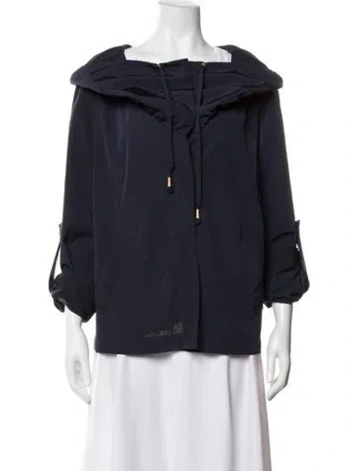 Pre-owned St John Jacket In Blue