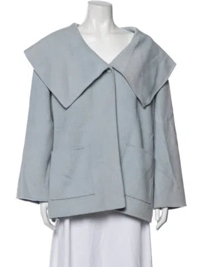 Pre-owned St John Jacket In Blue