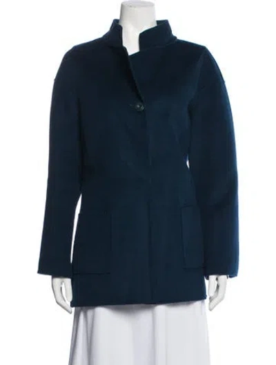 Pre-owned St John Jacket In Blue