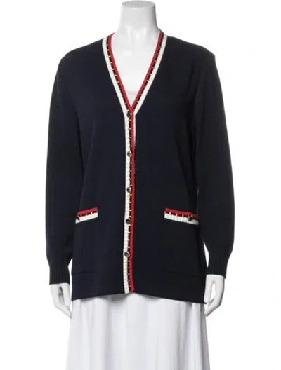 Pre-owned St John Jacket In Blue