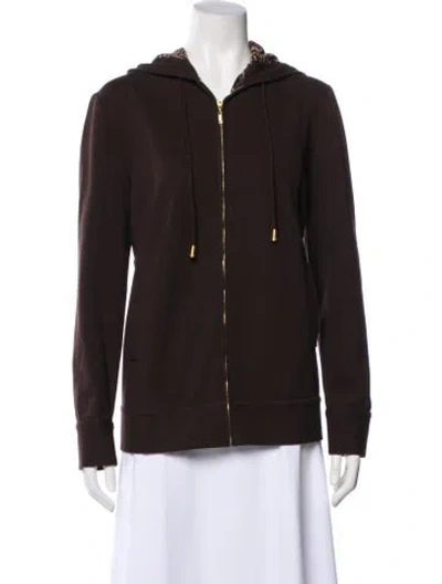 Pre-owned St John Jacket In Brown