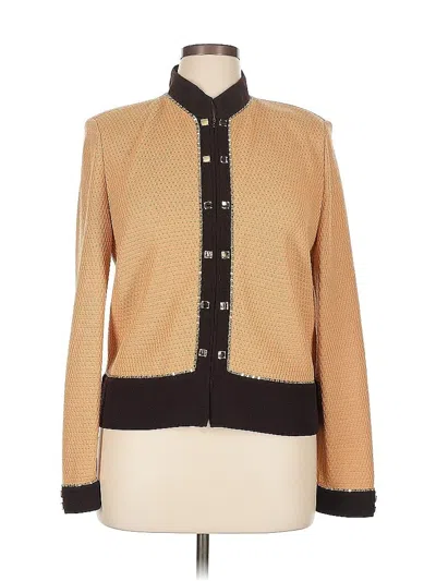 Pre-owned St John Jacket In Gold