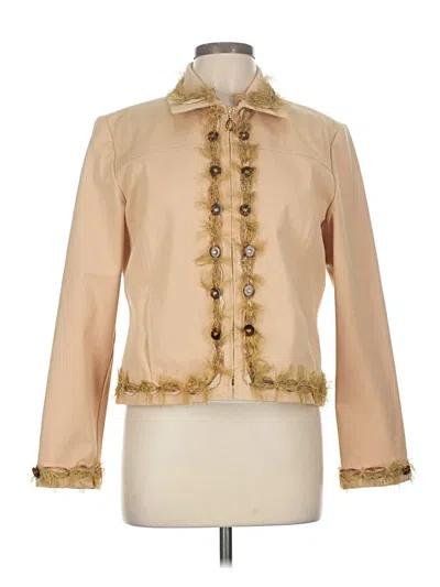 Pre-owned St John Jacket In Gold