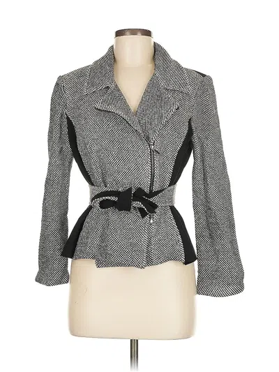 Pre-owned St John Jacket In Gray