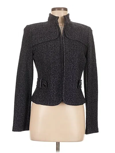 Pre-owned St John Jacket In Gray