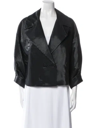Pre-owned St John Jacket In Gray