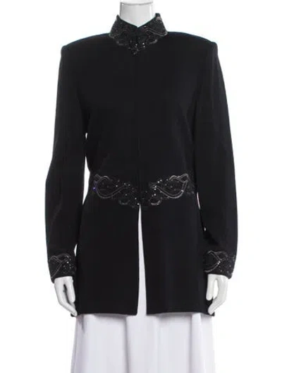 Pre-owned St John Jacket In Gray