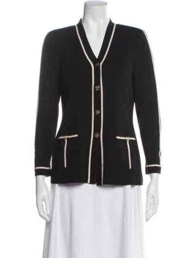 Pre-owned St John Jacket In Gray