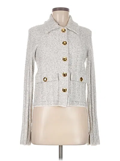 Pre-owned St John Jacket In Gray