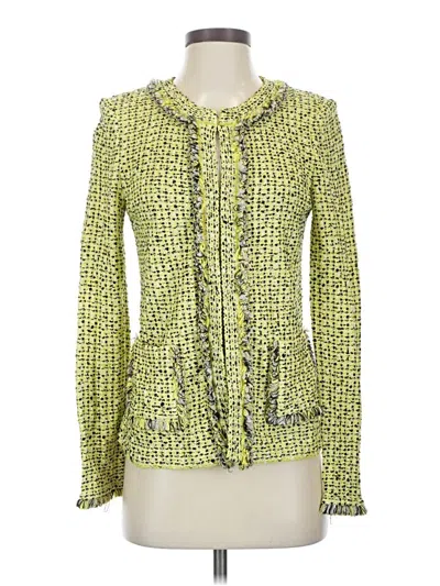 Pre-owned St John Jacket In Green