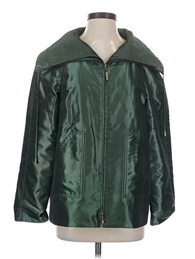 Pre-owned St John Jacket In Green