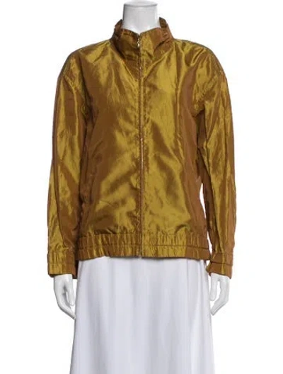 Pre-owned St John Jacket In Green