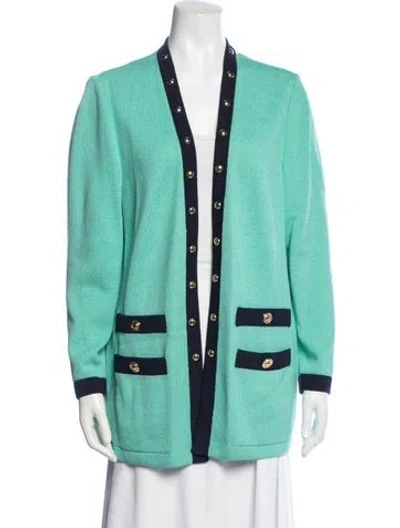 Pre-owned St John Jacket In Green