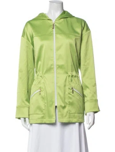 Pre-owned St John Jacket In Green