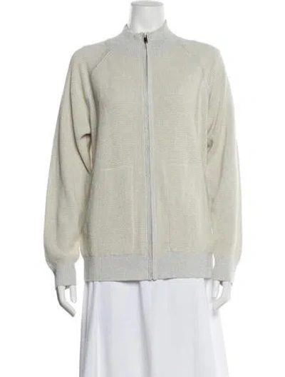 Pre-owned St John Jacket In Neutral