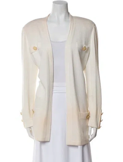 Pre-owned St John Jacket In Neutral