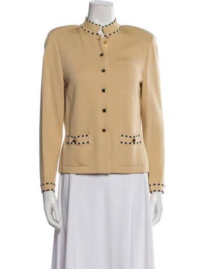 Pre-owned St John Jacket In Neutral