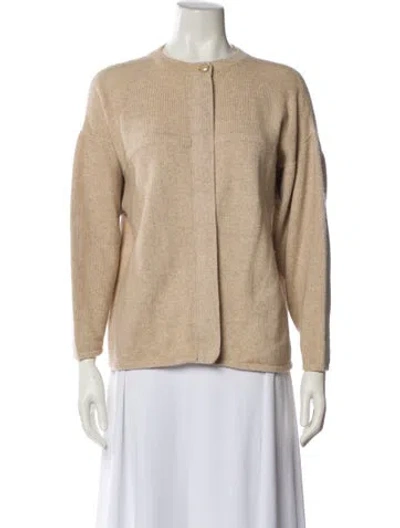 Pre-owned St John Jacket In Neutral