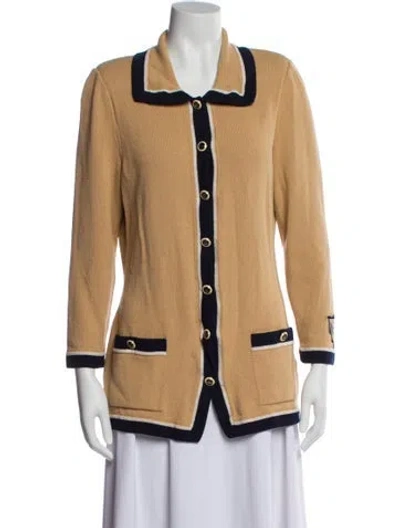 Pre-owned St John Jacket In Neutral