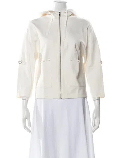 Pre-owned St John Jacket In Neutral