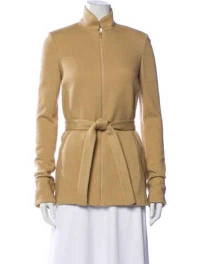 Pre-owned St John Jacket In Neutral