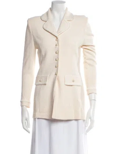 Pre-owned St John Jacket In Neutral