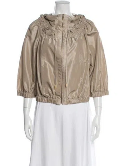 Pre-owned St John Jacket In Neutral