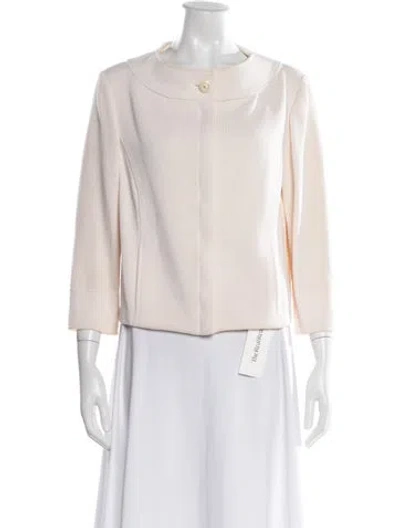 Pre-owned St John Jacket In Neutral