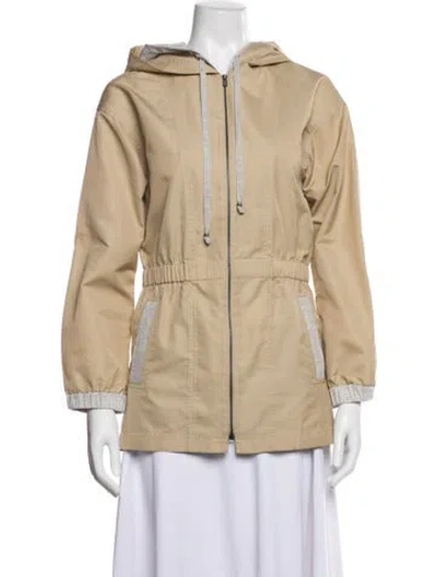 Pre-owned St John Jacket In Neutral