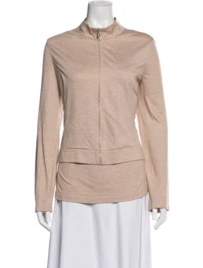 Pre-owned St John Jacket In Neutral